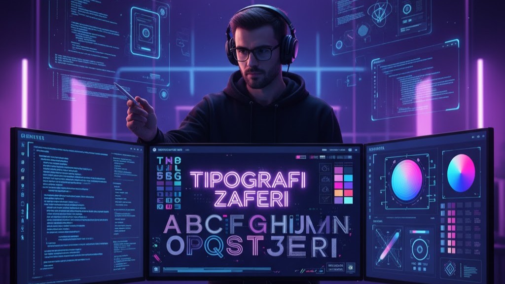 Tipografi Zaferi: 2025 Web Tasarımında Tipografi Metinlerin Görsel Senfonisi ve Stratejik Gücü